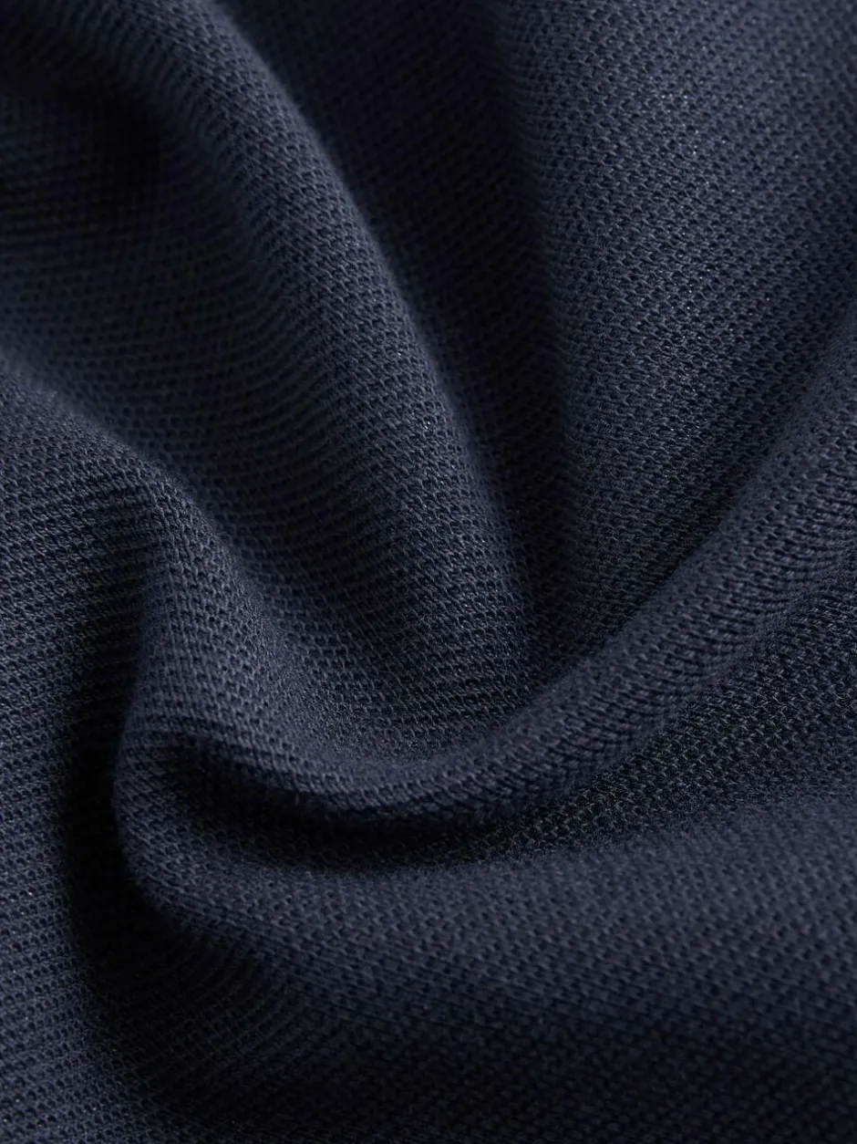 Next Navy Long Sleeve Polo Shirt (3-16yrs) New