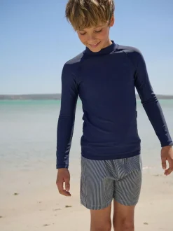 Next Long Sleeve Rash Vest (1.5-16yrs) Navy Outlet