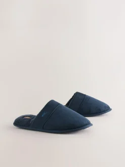 Next Mule Slippers Navy Outlet