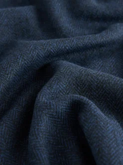 Next N. Premium Herringbone Culottes With Wool Navy Clearance