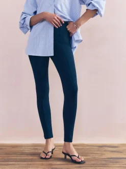 Next Ponte Leggings Navy New