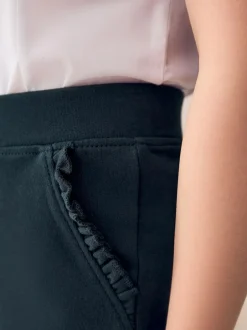 Next Pull-On Cotton Rich Stretch School Trousers (3-16yrs) Navy Outlet