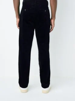 Next Regular Tapered Fit Corduroy Single Pleated Trousers Navy Best