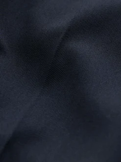 Next Regular Waist School Pleat Front Trousers (3-17yrs) Navy Clearance
