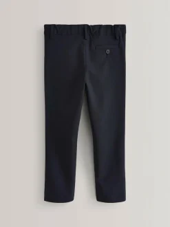 Next Regular Waist School Formal Stretch Skinny Trousers (3-17yrs) Navy