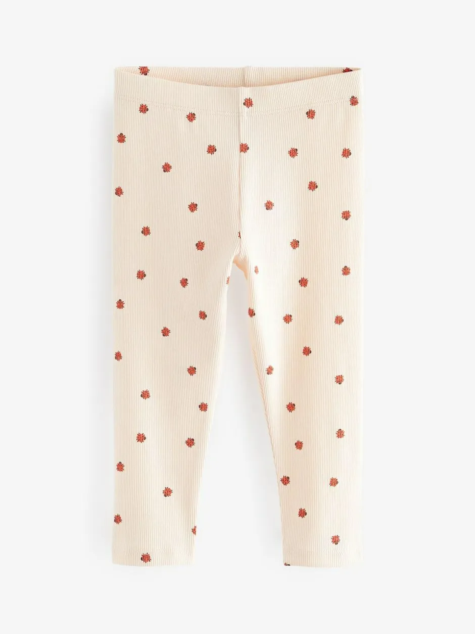 Next Ribbed Leggings 5 Pack (3mths-7yrs) Navy Hot