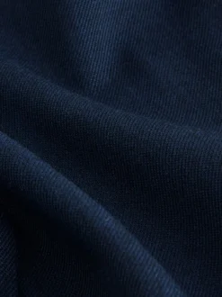 Next School Pull On Waist Straight Trousers (3-17yrs) Navy New