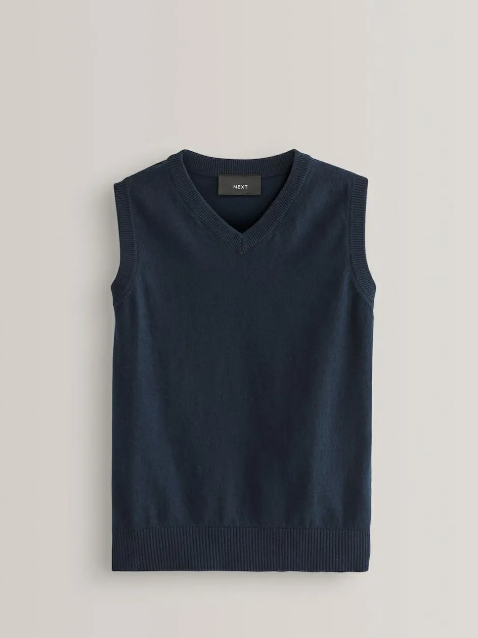 Next School Tank Top (3-16yrs) Navy Outlet
