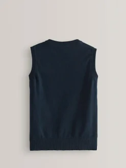 Next School Tank Top (3-16yrs) Navy Outlet