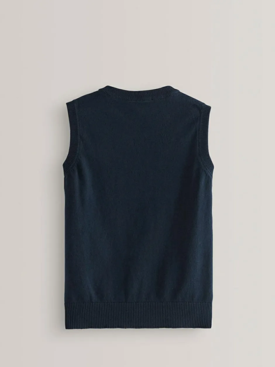 Next School Tank Top (3-16yrs) Navy Outlet