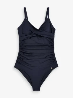 Next Shaping Tummy Control Swimsuit Navy Discount