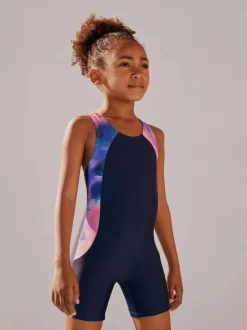 Next Navy Short Performance Swimsuit (3-16yrs) Sale