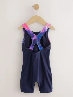 Next Navy Short Performance Swimsuit (3-16yrs) Sale