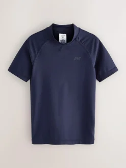 Next Navy Short Sleeve Rash Vest (1.5-16yrs) Online
