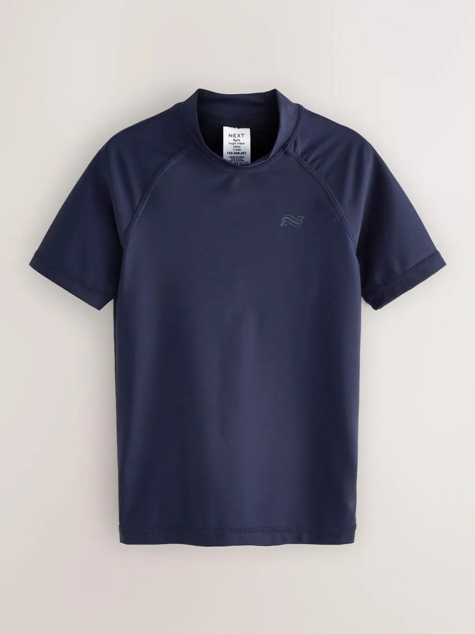 Next Navy Short Sleeve Rash Vest (1.5-16yrs) Online