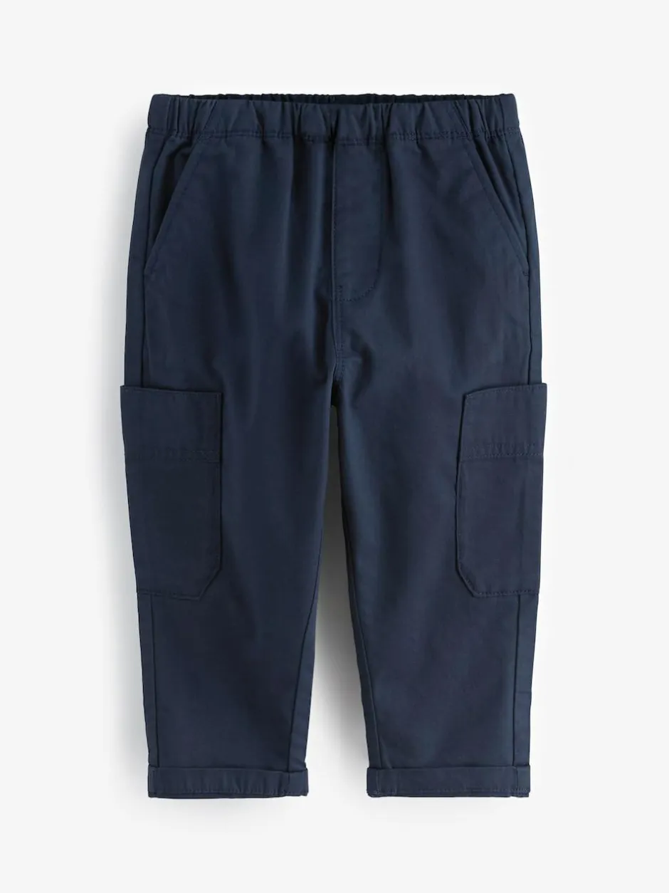 Next Side Pocket Pull On Trousers (3mths-7yrs) Navy Outlet