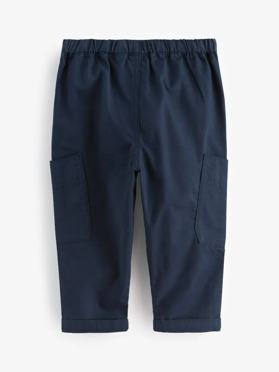 Next Side Pocket Pull On Trousers (3mths-7yrs) Navy Outlet