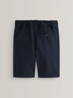 Next Single Flat Front School Shorts (3-14yrs) Navy Hot
