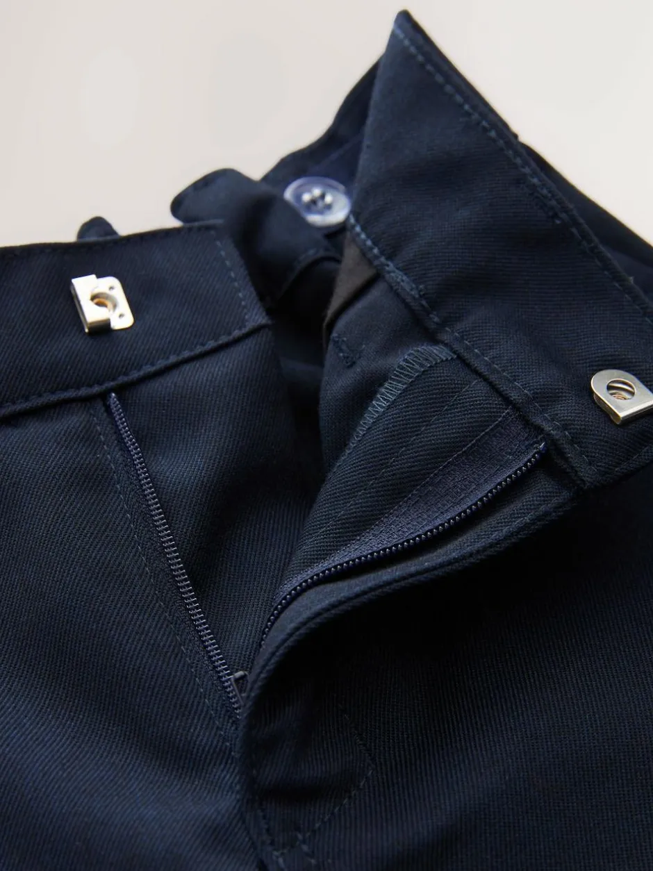 Next Single Flat Front School Shorts (3-14yrs) Navy Hot