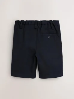 Next Single Flat Front School Shorts (3-14yrs) Navy Online