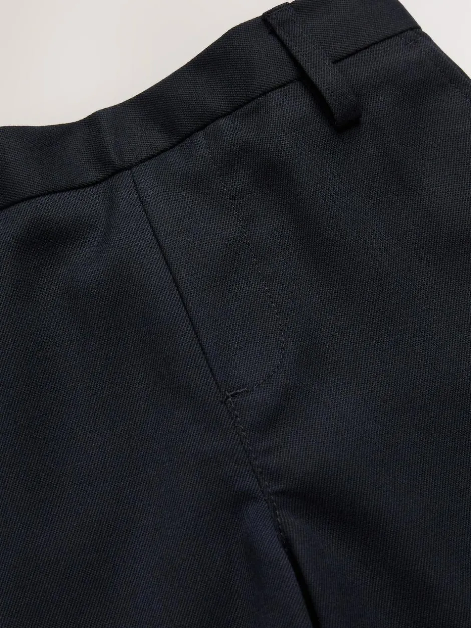 Next Single Flat Front School Shorts (3-14yrs) Navy Online