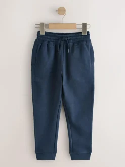 Next Slim Fit Basic Joggers 5 Pack (3-16yrs) Navy Online