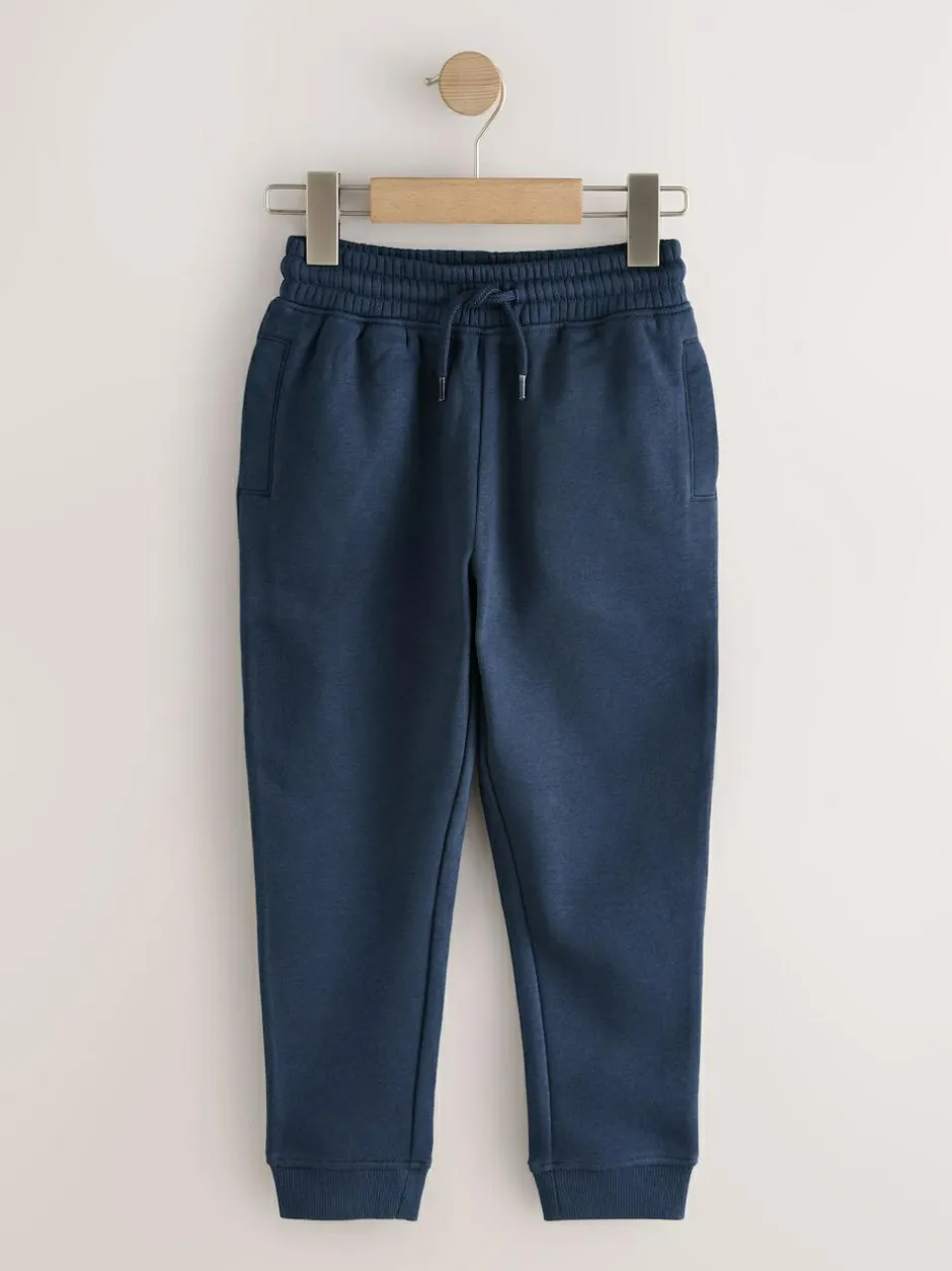 Next Slim Fit Basic Joggers 5 Pack (3-16yrs) Navy Online