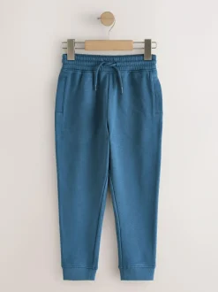Next Slim Fit Basic Joggers 5 Pack (3-16yrs) Navy Online