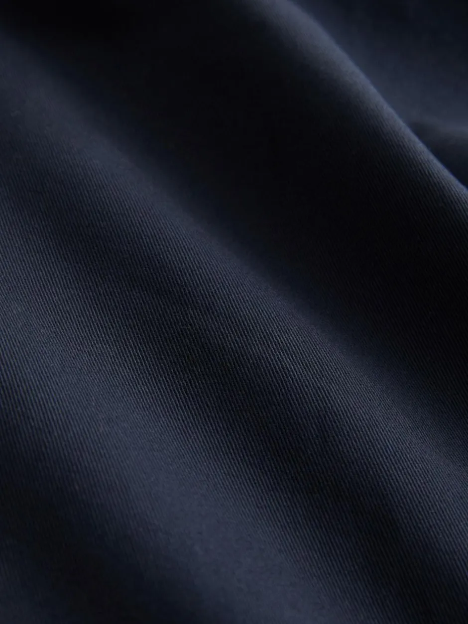 Next Slim Fit Pleated Stretch Chinos Trousers With Elasticated Waist Navy Best