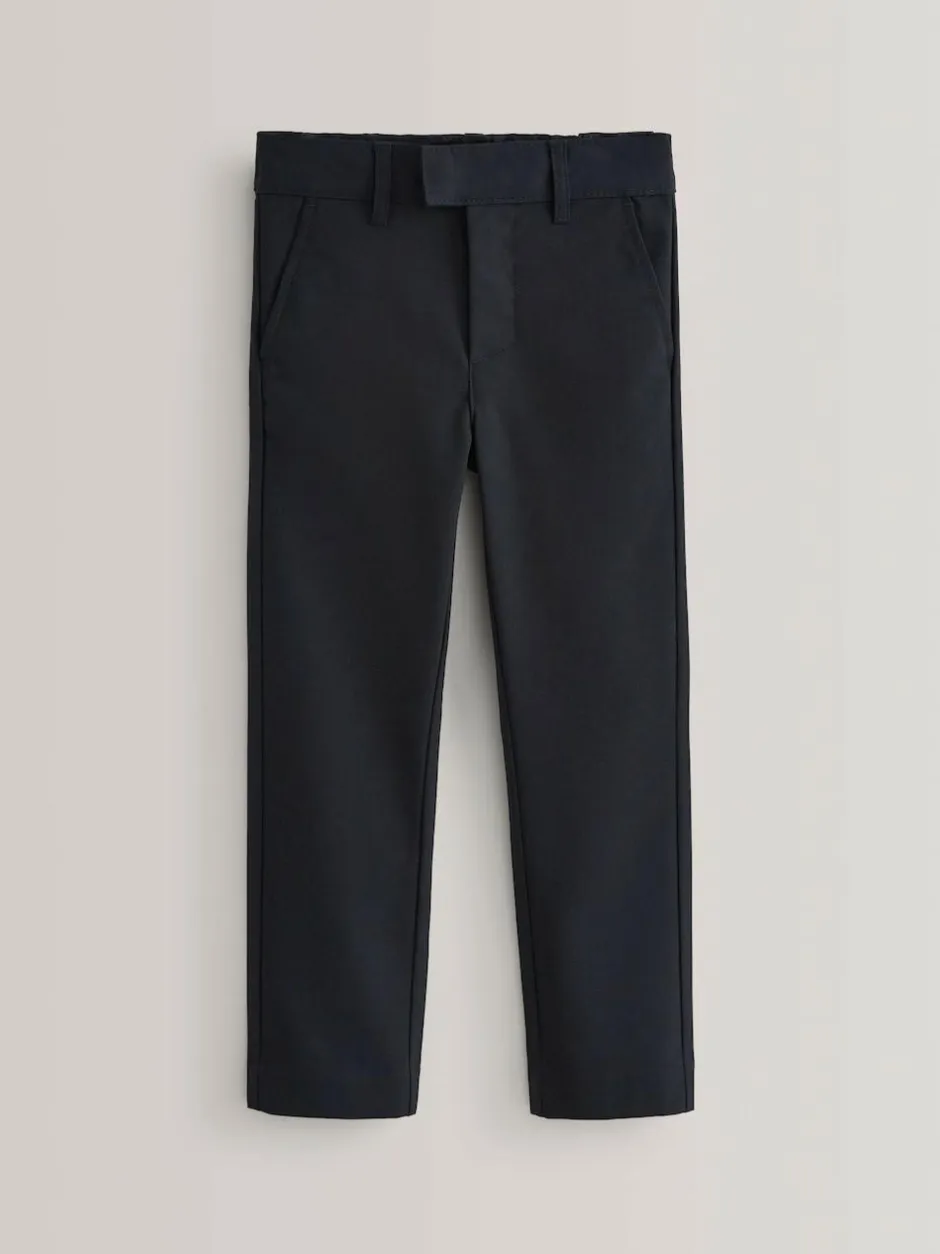 Next Slim Waist School Formal Stretch Skinny Trousers (3-17yrs) Navy Clearance