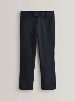 Next Slim Waist School Formal Trousers (3-17yrs) Navy New