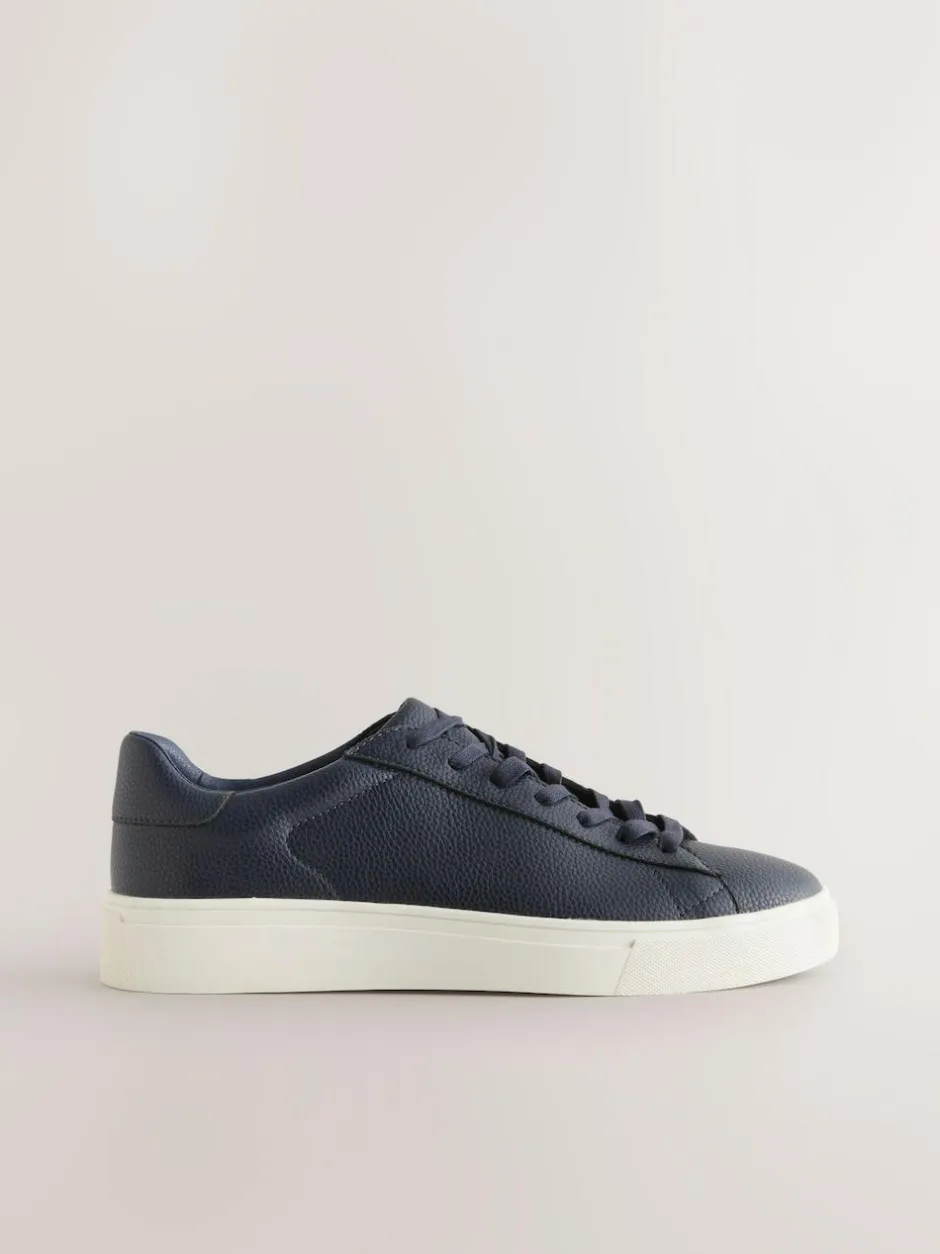 Next Smart Casual Longline Trainers Navy New