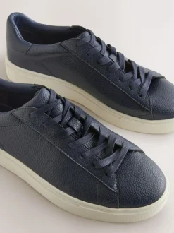 Next Smart Casual Longline Trainers Navy New