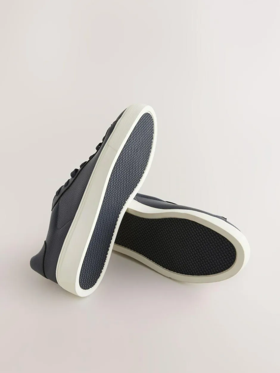 Next Smart Casual Longline Trainers Navy New