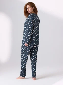 Next Navy Spot Maternity Long Sleeve Pyjamas Best