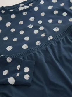 Next Navy Spot Maternity Long Sleeve Pyjamas Best