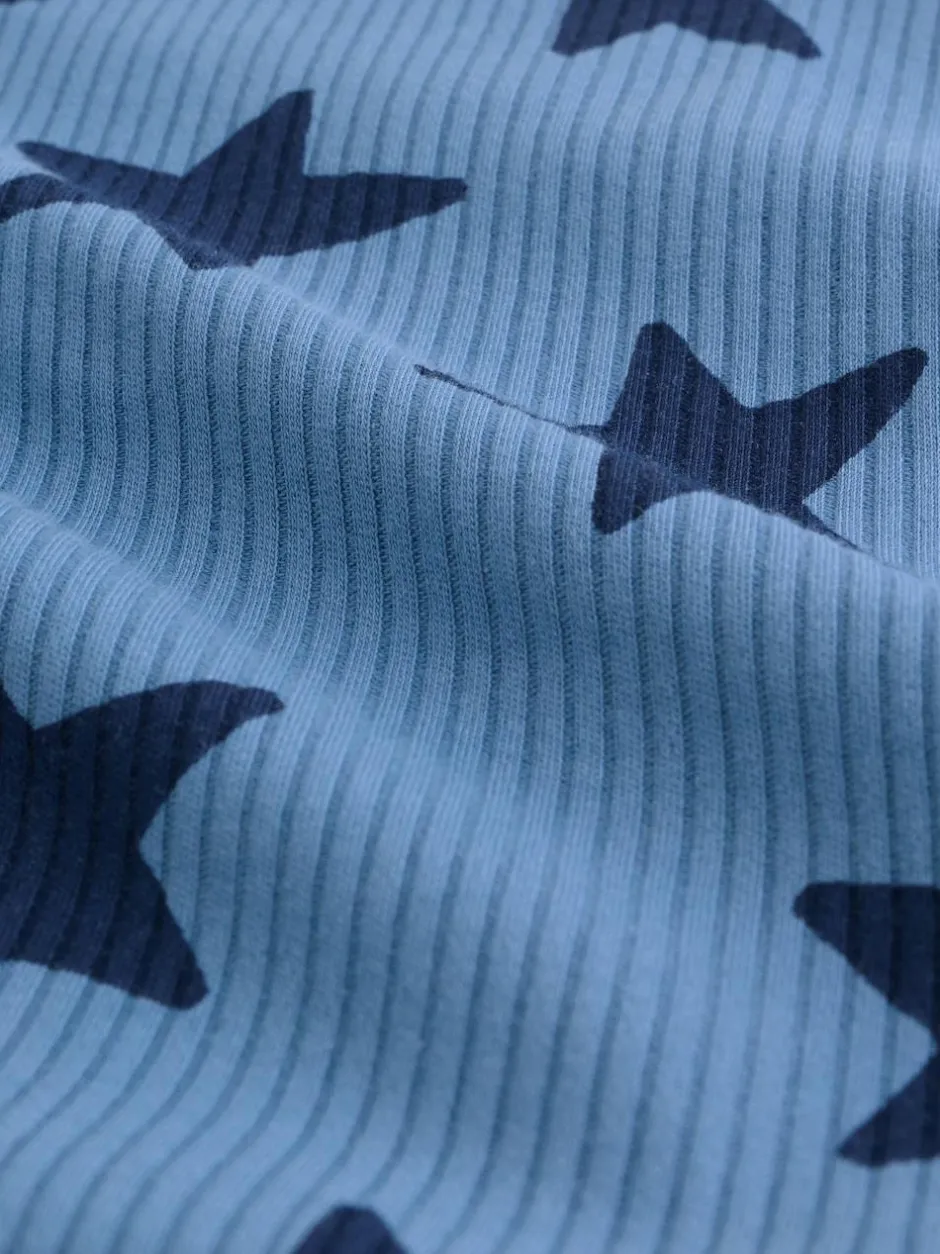 Next Navy Star Long Sleeve Bodysuits 5 Pack Outlet