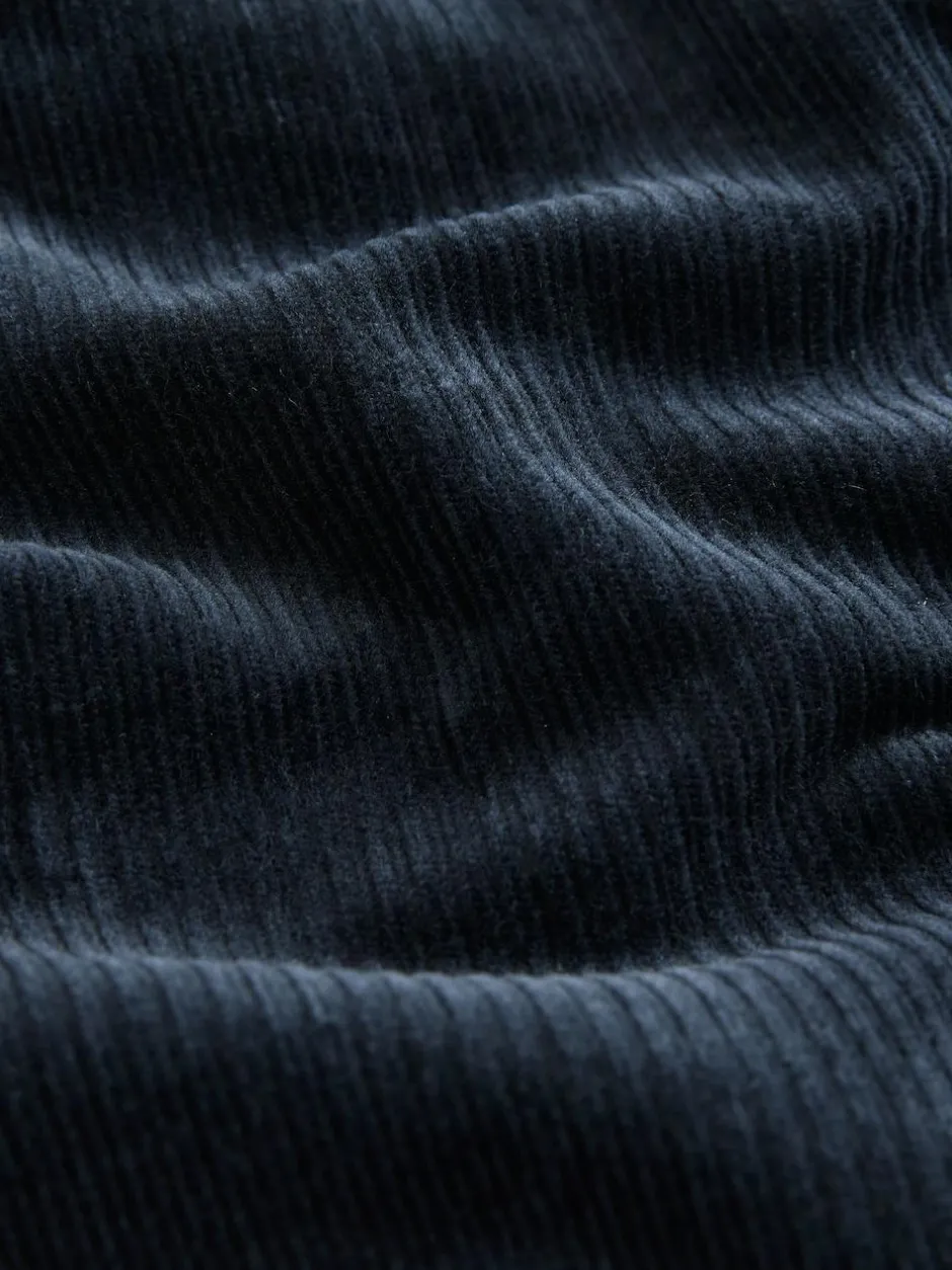 Next Straight Fit Belted Corduroy Trousers Navy Best