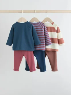 Next Navy/Brown Bear Tops and Leggings 6 Piece Baby Set (0mths-3yrs) Sale