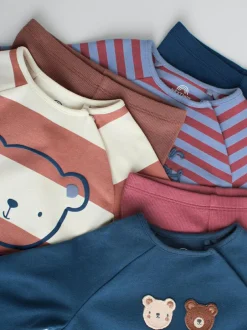 Next Navy/Brown Bear Tops and Leggings 6 Piece Baby Set (0mths-3yrs) Sale