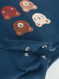 Next Navy/Brown Bear Tops and Leggings 6 Piece Baby Set (0mths-3yrs) Sale