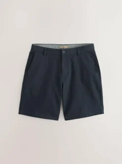 Next Loose Fit Stretch Chino Shorts 2 Pack Navy/Charcoal Outlet