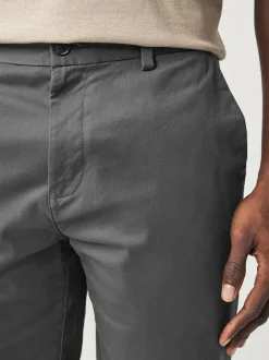Next Slim Fit Stretch Chino Shorts 2 Pack Navy/Charcoal Online