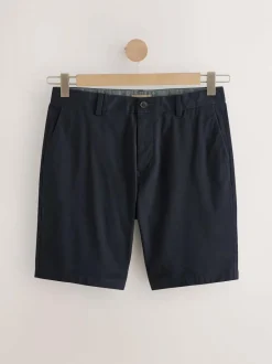 Next Slim Fit Stretch Chino Shorts 2 Pack Navy/Charcoal Online