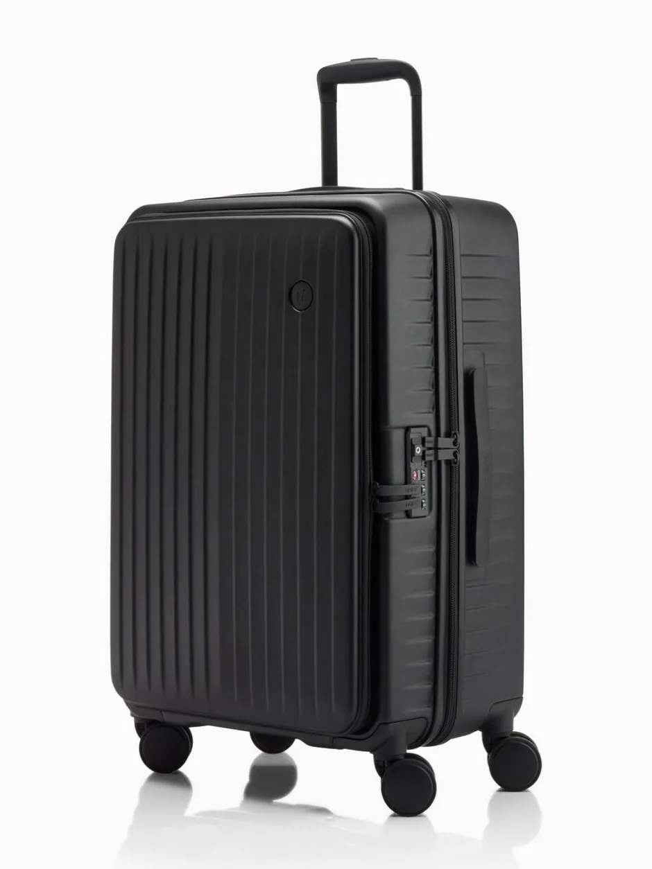 Nere Venture DUAL OPEN 65CM Suitcase Black Discount