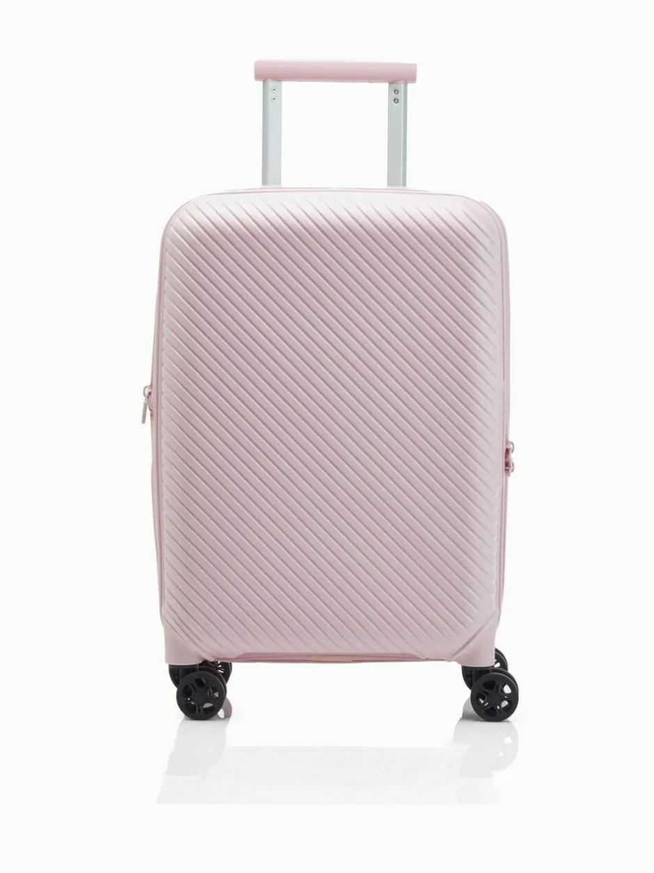 Nere BONDI 56CM Expandable Suitcase Pink