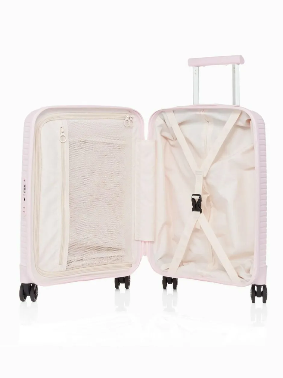 Nere BONDI 56CM Expandable Suitcase Pink