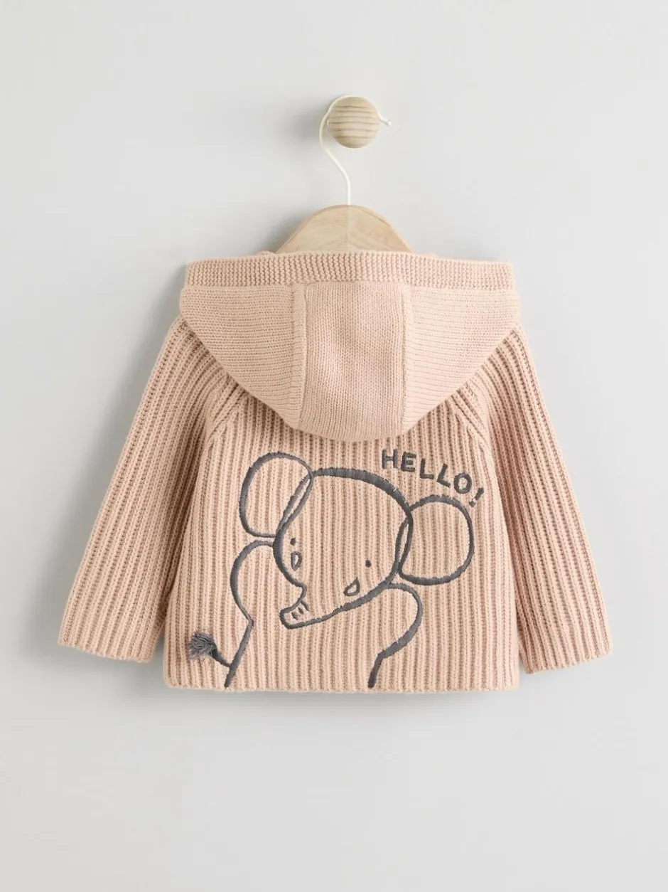 Next Neutral 100% Cotton Cardigan (0mths-2yrs)