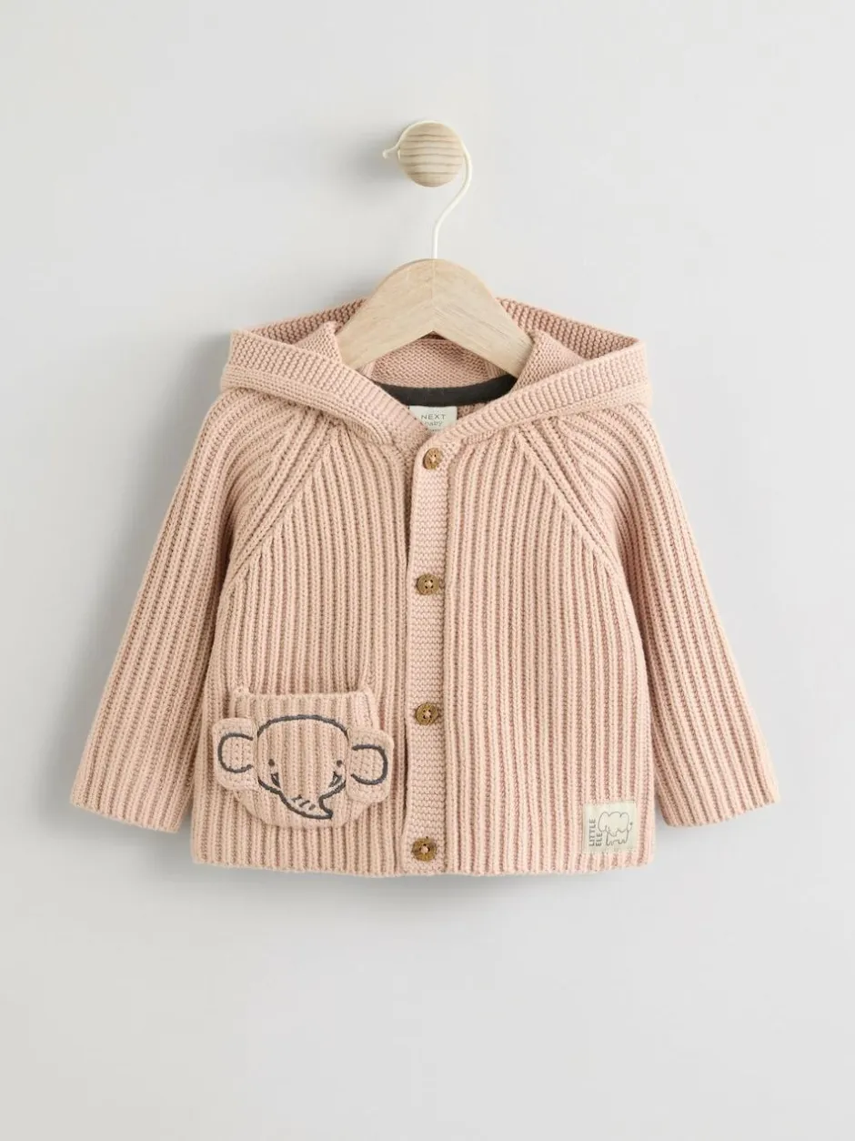Next Neutral 100% Cotton Cardigan (0mths-2yrs)