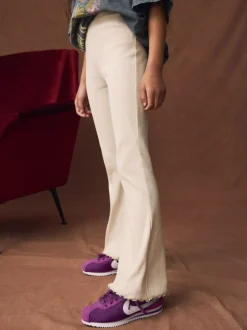Next Neutral 1 Pack Rib Flare Leggings (3-16yrs)